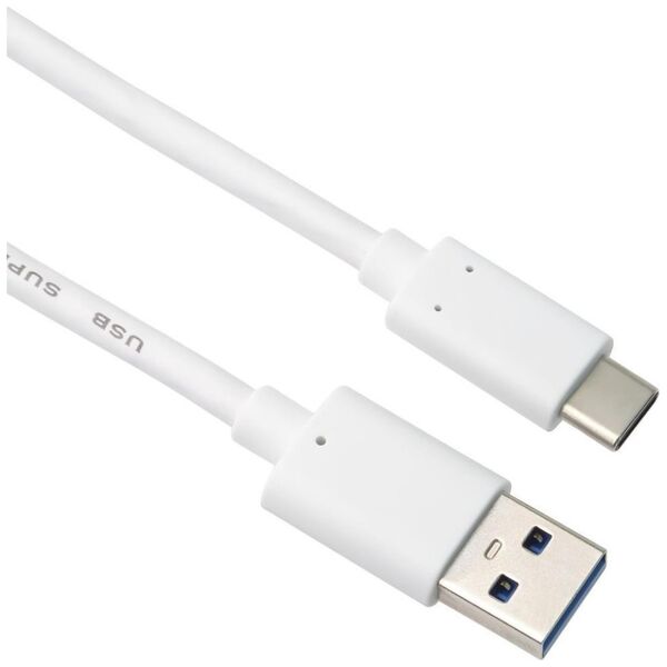Kabel USB PremiumCord USB-A - USB-C 2 m Biały (ku31ck2w)