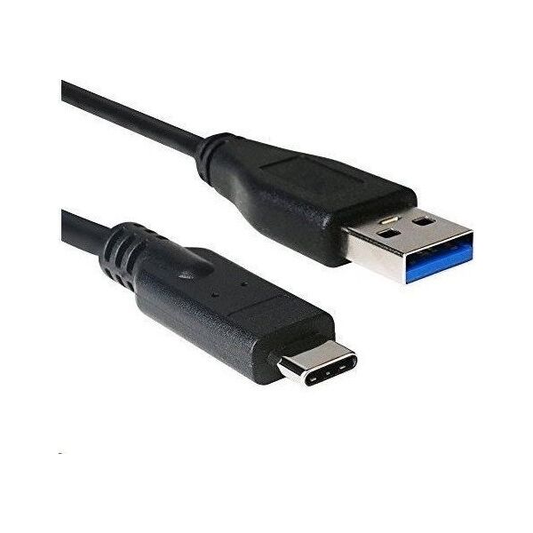 Kabel USB C-Tech USB-A - USB-C 1 m Czarny (CB-USB2C-10B)