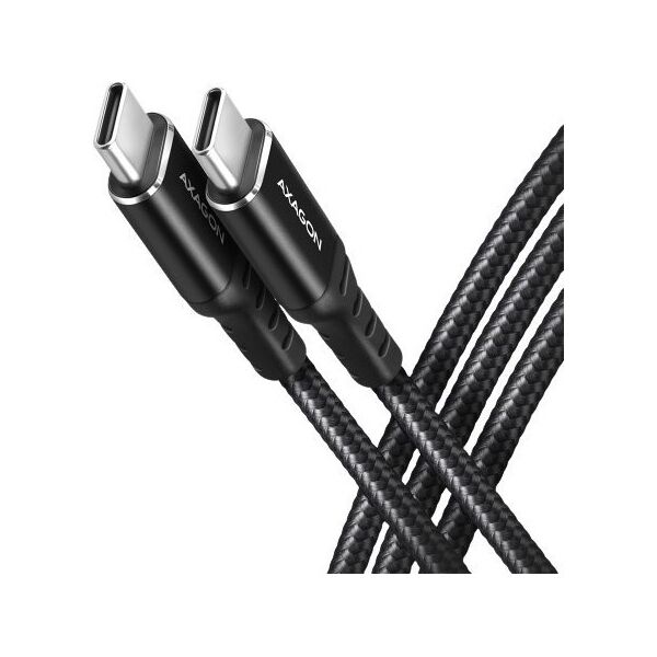 Kabel USB Axagon USB-C - USB-C 3 m Czarny (BUCM-CM30AB)