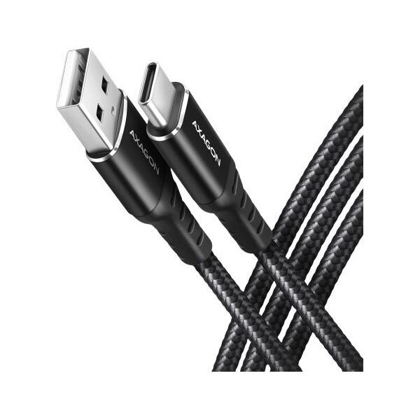 Kabel USB Axagon USB-A - USB-C 1.5 m Czarny (BUCM-AM15AB)