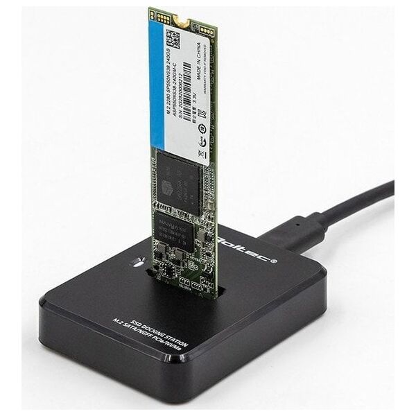 Stacja dokująca Qoltec Stacja dokująca dysków SSD M.2 SATA / PCIe | NGFF / NVMe | USB 3.1 (50313)