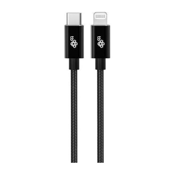 Kabel USB TB Print USB-C - Lightning 1 m Czarny (AKTBXKUAMFICS1B)