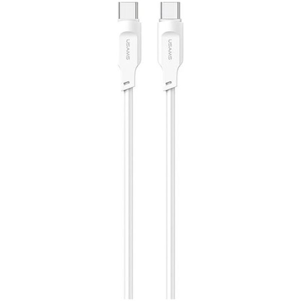 Kabel USB Usams USB-C - USB-C 1.2 m Biały (brak)