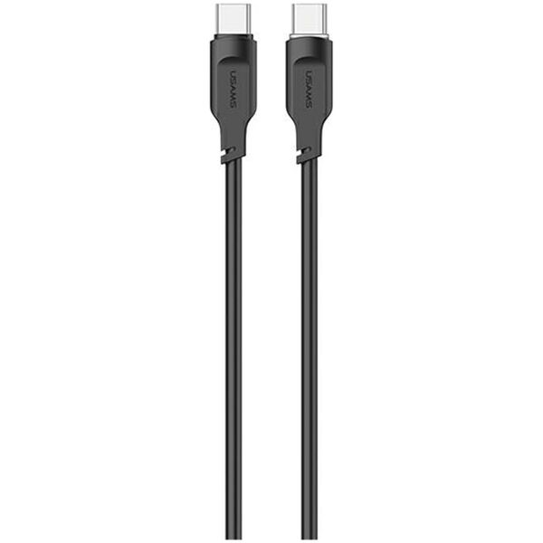 Kabel USB Usams USB-C - USB-C 1.2 m Czarny (brak)