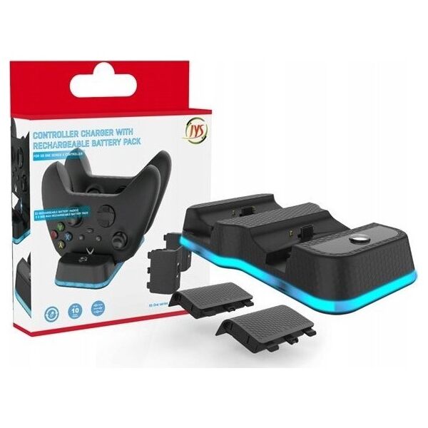 JYS Ładowarka Stacja+ 2x Akumulator Do Pad Xbox One X / Jys-x129