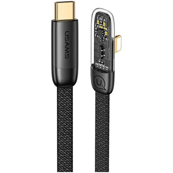 Kabel USB Usams USB-C - USB-C 2 m Czarny (USA893)