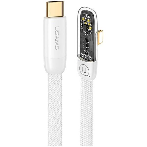 Kabel USB Usams USB-C - USB-C 2 m Biały (USA892)