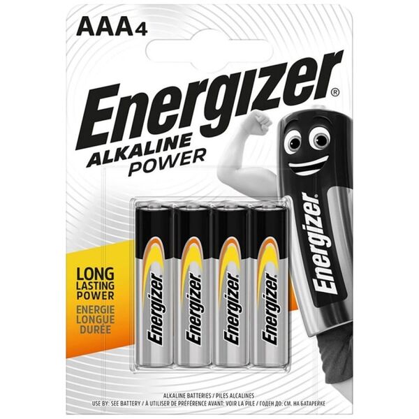 Energizer ENERGIZER BATERIE ALKALINE POWER AAA LR03 4 szt.