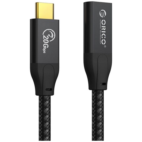 Kabel USB Orico USB-C - USB-C 1 m Czarny (CY32-10-BK-BP)