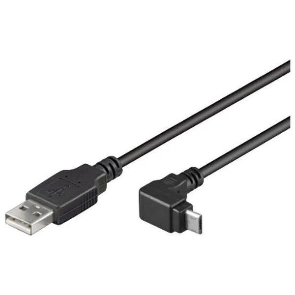 Kabel USB PremiumCord USB-A - microUSB 1 m Czarny (ku2m1f-90)