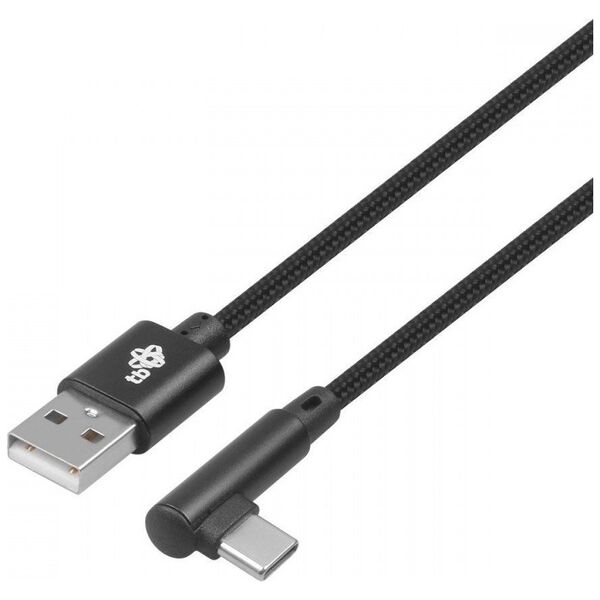 Kabel USB TB Print USB-A - USB-C 1.5 m Czarny (AKTBXKUCSBA15KB)