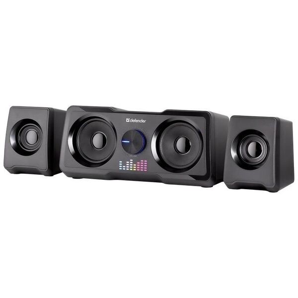 Głośniki komputerowe Defender Głośniki Defender SOUNDWALL 2.1 16W USB podświetlane RGB