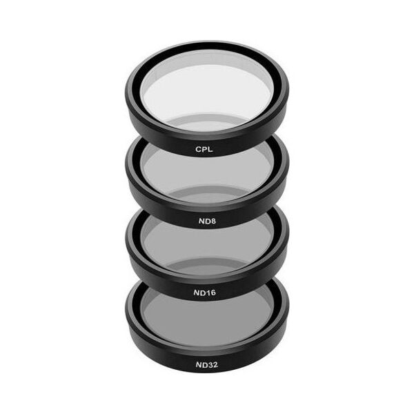 Telesin Zestaw 4 filtrów TELESIN CPL/ND8/ND16/ND32 do DJI Osmo Action 3