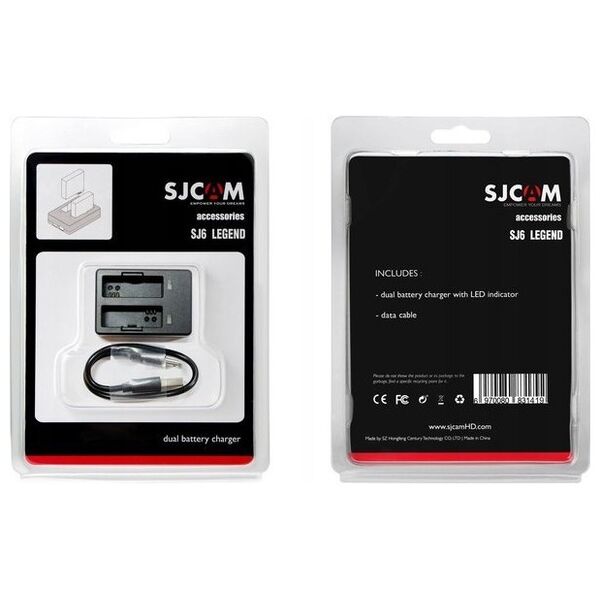 Ładowarka do aparatu SJCAM SJCAM - ŁADOWARKA DUAL SJ9 / SJ10