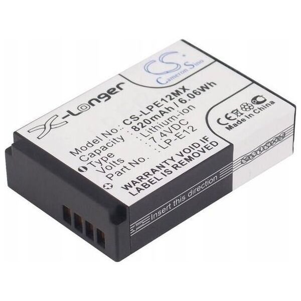 Akumulator Cameron Sino Akumulator Bateria Typu Lp-e12 / Lc-e12 Do Canon / Cs-lpe12mx