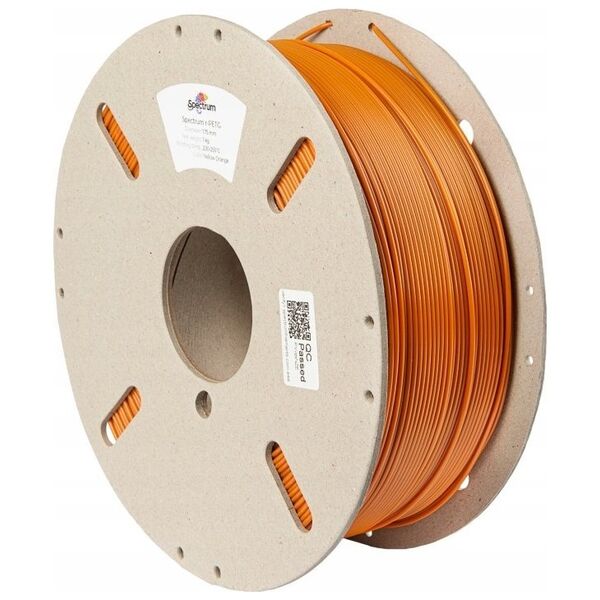 Spectrum Spectrum 3D filament, r-PETG, 1,75mm, 1000g, 80592, yellow orange