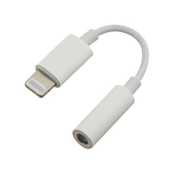 Adapter USB PremiumCord Lightning - Jack 3.5mm Biały  (kipod51)