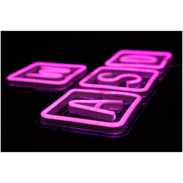 PREYON Neon gamingowy LED ścienny WASD Purple Eye Bait (PBEB28WD)