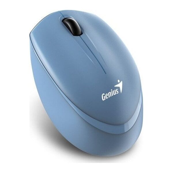 Mysz Genius Genius Mysz NX-7009, 1200DPI, 2.4 [GHz], optyczna, 3kl., bezprzewodowa, niebieska, 1 szt AA, Blue-Eye sensor, symetryczna