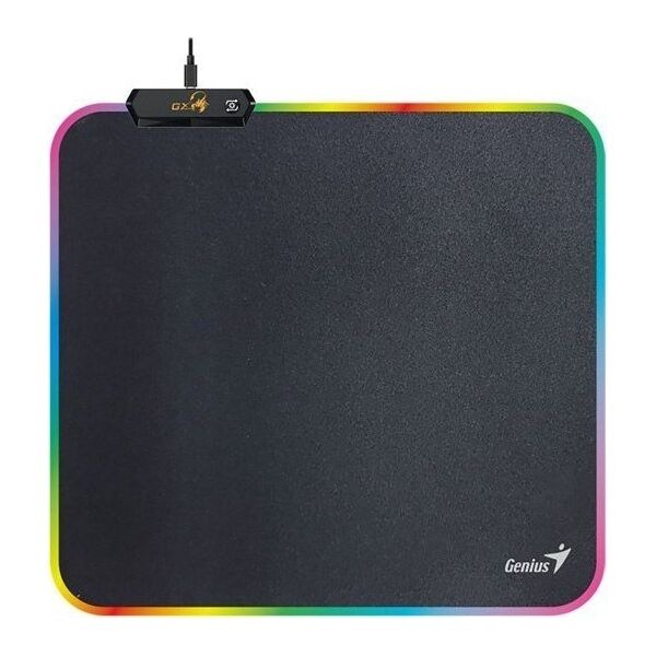Podkładka Genius GX GAMING GX-Pad 260S RGB, tekstylny, czarna, 260x240mm, 3mm, Genius