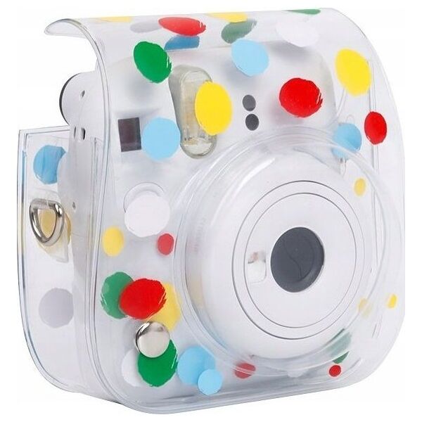 Pokrowiec LoveInstant Futerał Etui Pokrowiec do FujiFilm INSTAX Mini 12 / Kolorowe Kropki