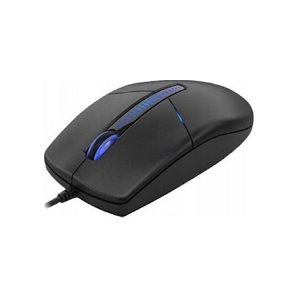 Mysz A4Tech A4tech N-530S, podsvícená kancelářská myš, 1200 DPI, USB, černá