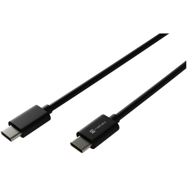 Kabel USB Natec USB-C - USB-C 2 m Czarny (NKA-2147)