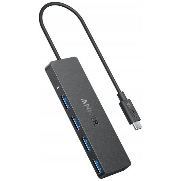 HUB USB Anker Hub 4w1 5Gbps USB-C Czarny