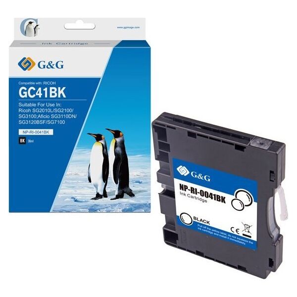 Tusz G&G kompatybilny ink / tusz z 405765, NP-RI-0041BK, black, 600s