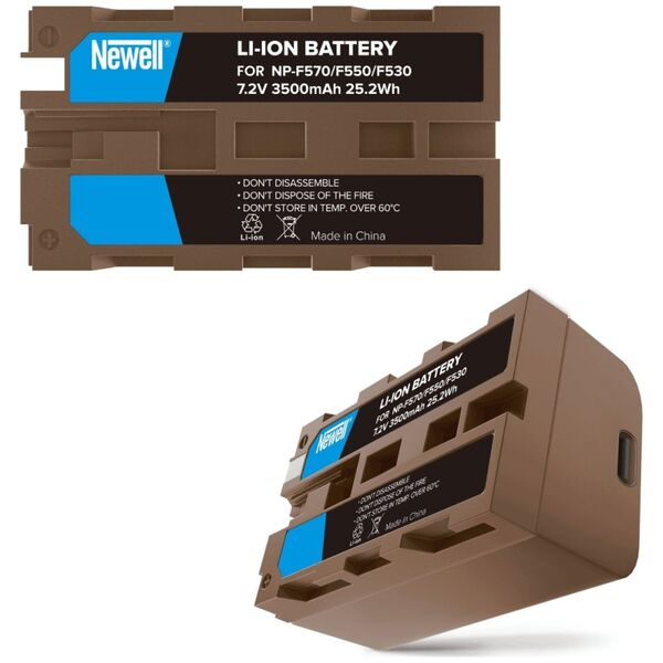 Akumulator Newell NEWELL akumulator zamiennik NP-F570 USB-C do Sony