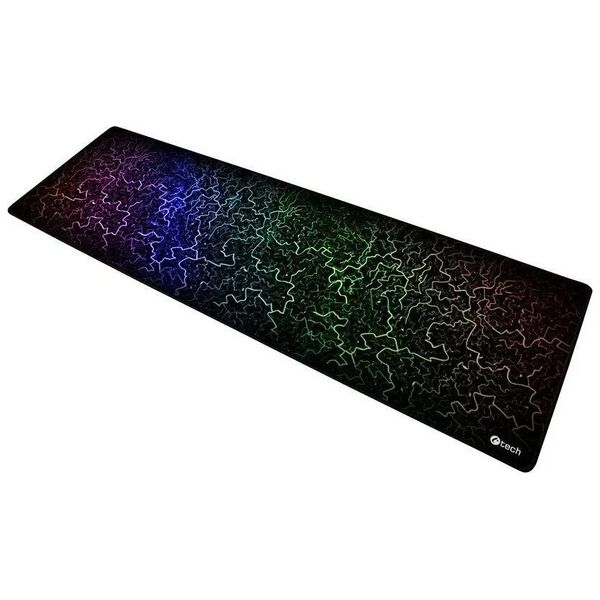 Podkładka C-Tech C-TECH Herní podložka pod myš ANTHEA ARC XL, barevná, pro gaming, 900x270x4mm, obšité okraje