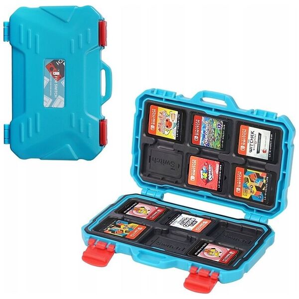 PudeŁko FuteraŁ Etui Case Pokrowiec Na 12x Gry Do Nintendo Switch Oled Lite / Kh10s