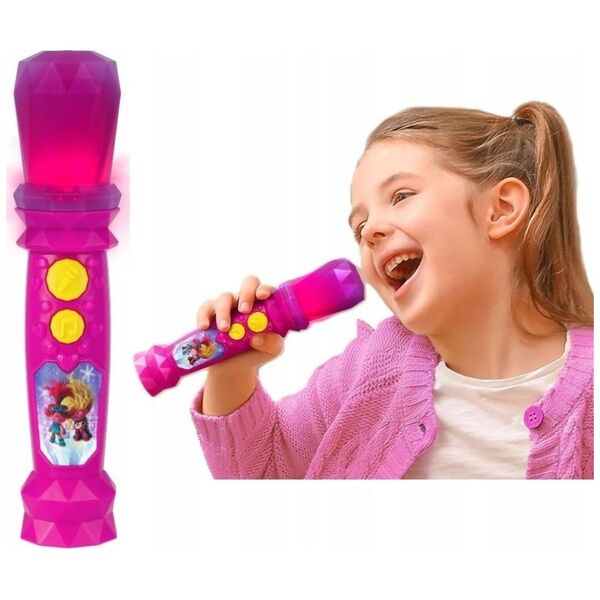 Mikrofon Ekids Mikrofon Karaoke Do Śpiewania Dla Dziecka Dzieci Ekids Trolls Trolle 3 / Tr-070.uemv23m