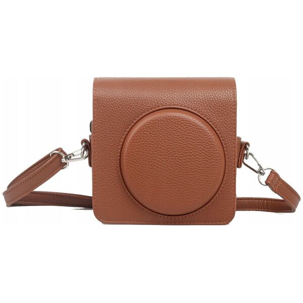Pokrowiec LoveInstant Futerał Etui Pokrowiec Case Do Fuji Fujifilm Instax Square Sq40 Sq 40 / Brązowy