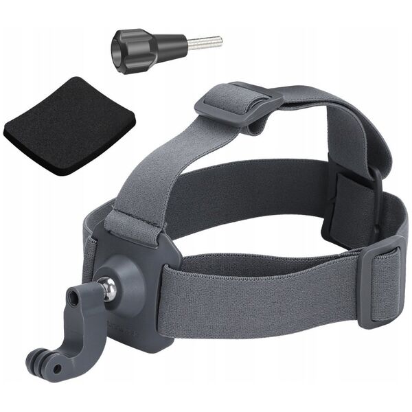 SunnyLife Head Mount Uchwyt Opaska Mocowanie Na Głowę + Głowica Kulowa 3d Do Kamer Gopro Sjcam Xiaomi Dji Insta360 / Td672-gy