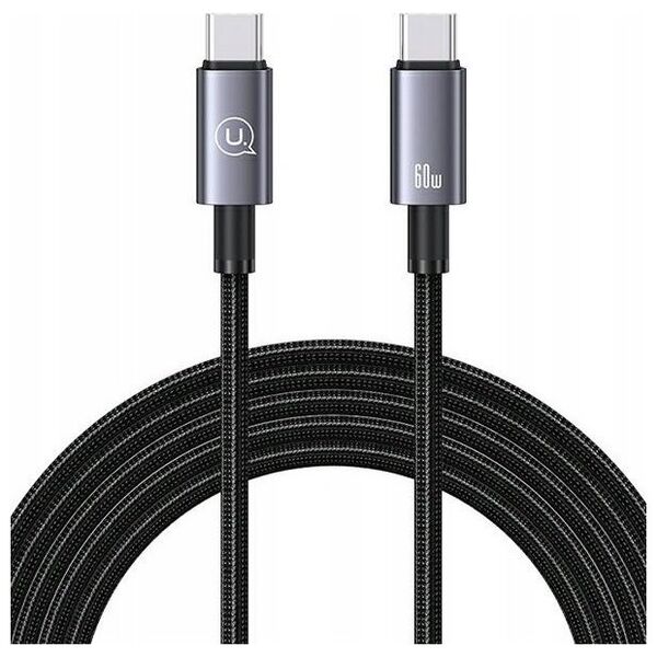 Kabel USB Usams USB-C - USB-C 2 m Czarny (USA1059)