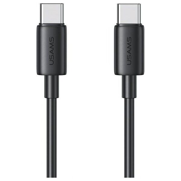 Kabel USB Usams USB-C - USB-C 1 m Czarny (USA1113)