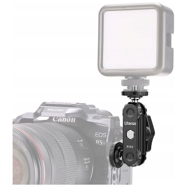 Ulanzi Ramię Uchwyt Mocowanie Magic Arm 9cm 2x Gwint 1/4'' Video VLOG ULANZI / R102