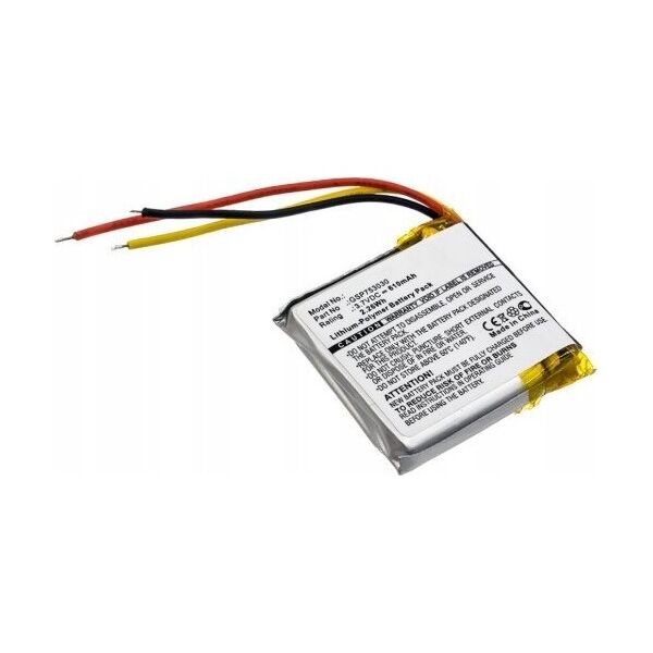 Cameron Sino Akumulator Bateria Typu Gsp753030 633331 Do Słuchawek Jbl Everest Elite 300 E45bt E55bt Live 650bt Nc / Cs-jbe300sl