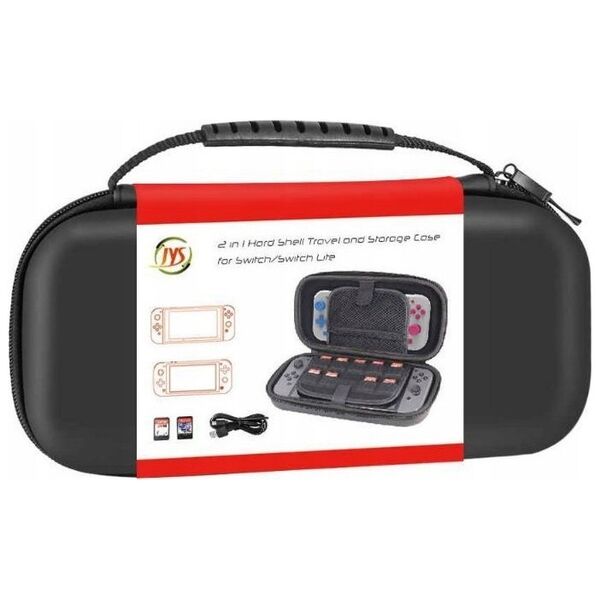 JYS Pokrowiec Futerał Etui Case Walizka Do Konsoli Nintendo Switch / Switch Oled / Switch Lite - Na 2 Konsole + Akcesoria / Jys-sl06