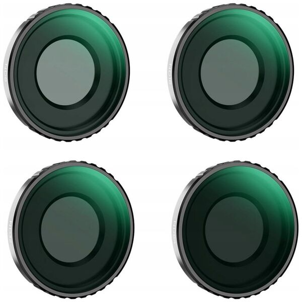 Filtr Kf Zestaw Filtrów K&f Concept Szarych Nd 4w1 Nd8 Nd16 Nd32 Nd64 Do Dji Osmo Action 4 / Sku.2076