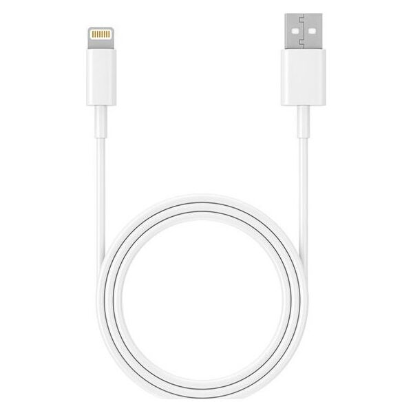 Kabel USB Tracer USB-A - Lightning 1m Biały (TRAKBK47086)