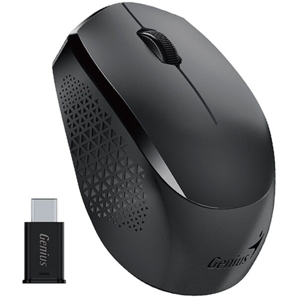 Mysz Genius GENIUS myš NX-8000S Type-C/ 1200 dpi/ USB-C/ bezdrátová/ tichá/ černá