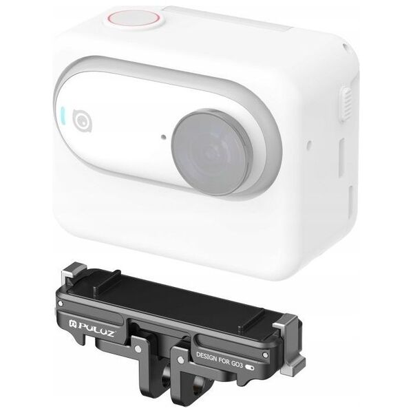 Puluz Adapter Uchwyt Mocowanie Na 1/4"" System Gopro Do Insta360 Go3 / Go3s / Go 3 / 3s / Pu973b