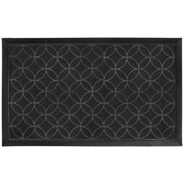 Douceur d`Interieur Wycieraczka gumowa pod drzwi FEUILLES, 45 x 75 cm