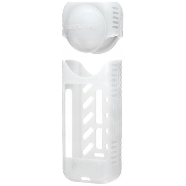 SunnyLife Dekielek Na Obiektyw + Obudowa Silikonowa Osłona Ochrona Do Insta360 X4 / X 4 / X4-bht818-tr Biały