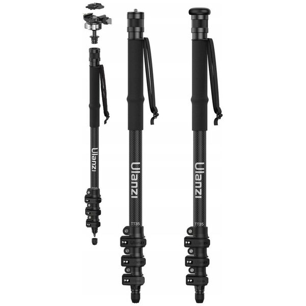 Ulanzi Profesjonalny Monopod 130cm + Głowica Na Aparat Dslr Kamerę Telefon / Ulanzi T069
