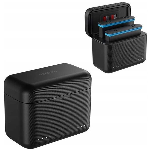 Ładowarka do aparatu Telesin Ładowarka Usb Na 2x Akumulator Bateria Do Insta360 X4 / Insta 360 X 4 Telesin / S0-bcg-07-tis