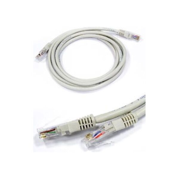 NetRack patch cord cat.6 RJ45 1mb zalewany szary (BZPAT16)
