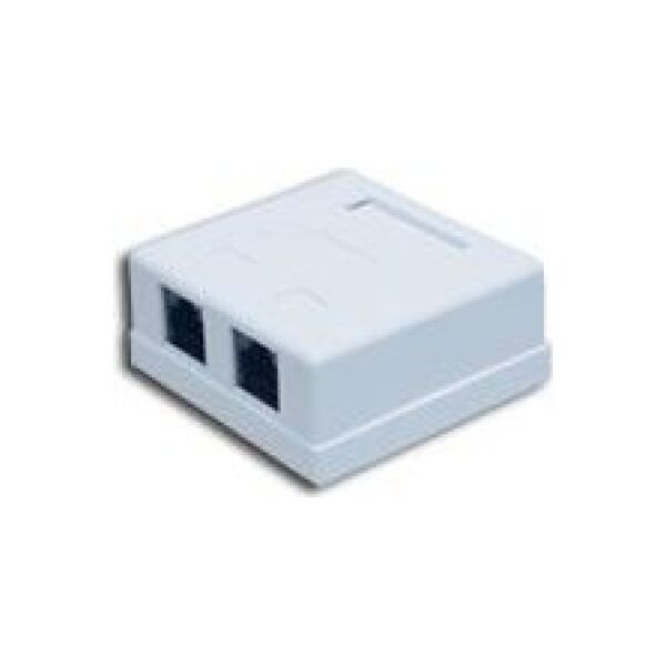 Alantec Gniazdo natynkowe FTP kat 5e 2xRJ45 zint - GN004